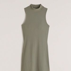 Mockneck Knit Mini Dress